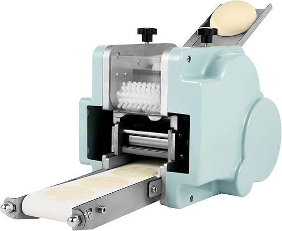 Automatic Dumpling Skin Machin, Electric Dumpling Wrapper Maker, 3.15in Circular Mold Automatic Dumpling Wrapping Machine for Kitchen,Noodle Shops