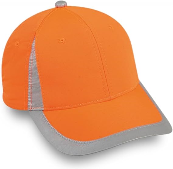 Reflective 6 Panel Safety Cap with Pre-Curved Undervisor