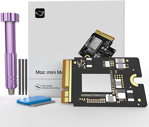 Mac mini M4 SSD 1TB, Hard Disk Storage Upgrade for Mac mini M4 | Upgrade your storage to securely store all your files with confidence.
