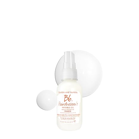 Bumble and bumble. Hairdresser's Invisible Oil Heat/UV Protection Leave-In Conditioner Hair Primer | Hydrating, Anti Frizz, Color Safe | All Hair Types and Textures | With Argan + Coconut Oil