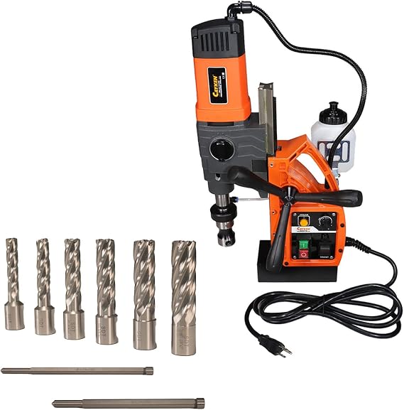 KCY-48-2WDO 1.8in. Magnetic Drill Press with 7PC 2in. Small Annular Cutters