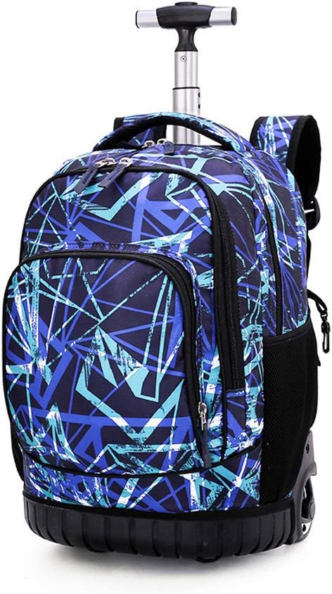 School Bags for Boys Grils with Wheels, Rucksack for School Childrens, Luggage on Wheels Kids Trolley Backpack Rolling Children's Backpacks