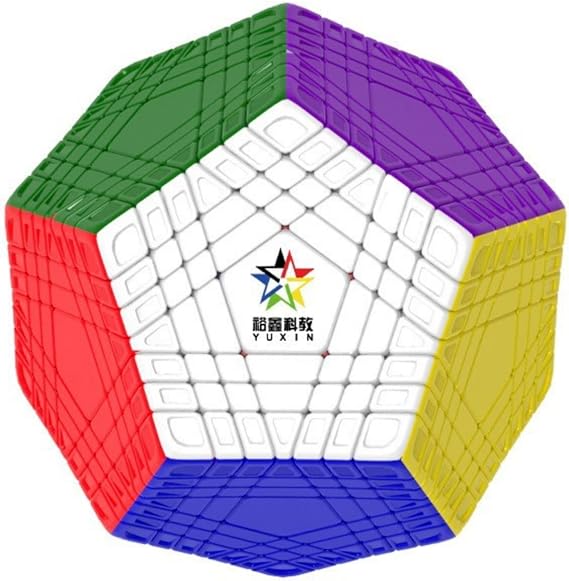 CuberSpeed Yuxin Teraminx stickerless Magic Cube 7x7x7 12-Sided Puzzle Terminx Puzzle Gigaminx 7x7 Speed Cube