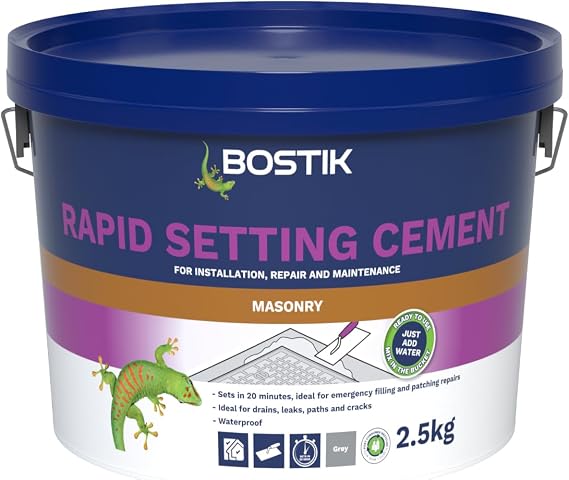Bostik Rapid Setting Cement 2.5kg - Fast-Setting