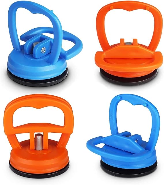 4pcs Heavy Duty Suction Cups- Dent Puller Suction Cup Repair Tool for iMac,Computer,MacBook,iPhone,LCD Screen Remove Opening Tool for Dent Puller Remover for Car Dent Repair