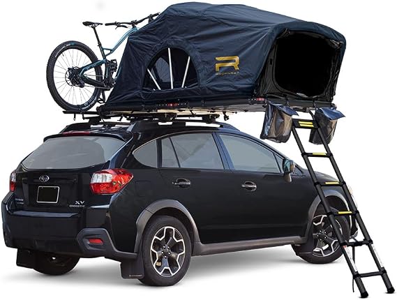 Meadowlark Soft Shell Roof Top Tent for Car Camping and Overlanding, Lightweight, Waterproof, 2 Person Tent, Easy Assembly, Universal Mounting Brackets Included