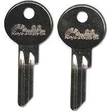 RD828 Pair (2) Replacement Keys Cut to Code on Y6 Blank for Yale File Cabinet/Furniture Locks | KEYSALACARTE