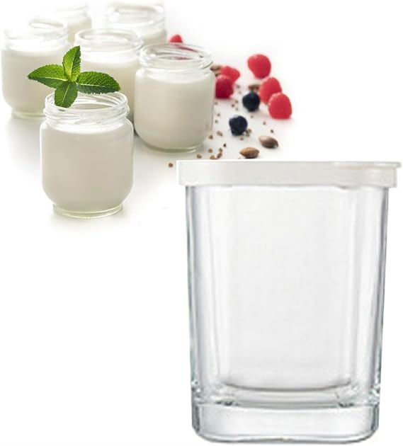 Automatic Yogurt Maker, Automatic Digital Yogurt Maker with Adjustable Temperature & Time Control, 9pcs Glass Jars Stainless Steel Yoghurt Maker for Home Organic Yogurt, Cheese Maker, Natto Maker(Spar
