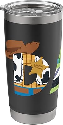 Disney and Pixars Toy Story Dad Fathers Day Birthday Stainless Steel Insulated Tumbler