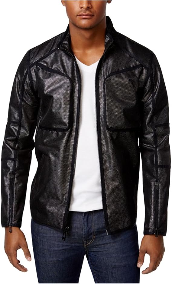 Calvin Klein Mens Baseball Bomber Jacket