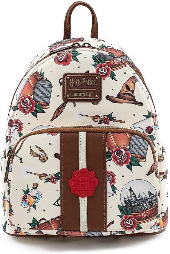 Loungefly Harry Potter Tattoo Art Mini Backpack