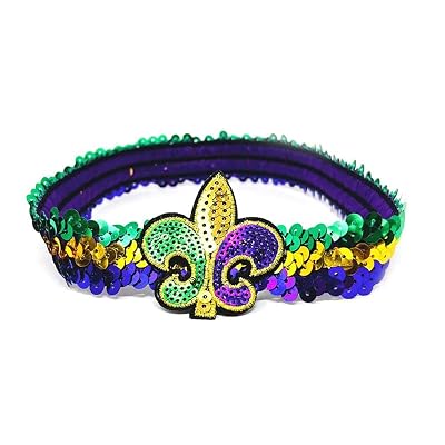 Fleur De Lis Stretch Headband