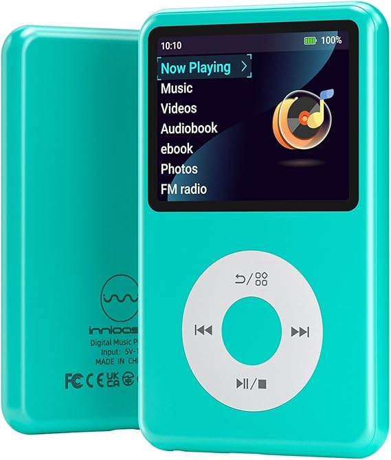 MP3 PLAYER WITH BLUETOOTH Y1 128GB VIDEO EBOOK Green