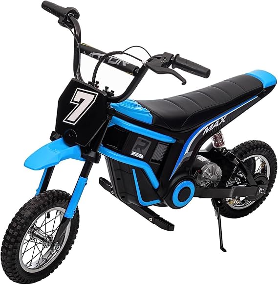Kids Electric Dirt Bike, 24-Volt 350-Watt Electric Motorcycle, Up to 14.29 MPH, for Kids 8-14, 3-Speed Modes, Maximum Load 135 Lbs