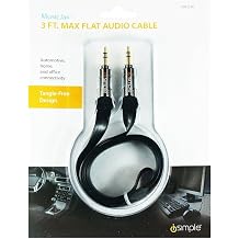 iSimple ISMJ53B 3.5mm Audio Cable - Frustration-Free Packaging - Black