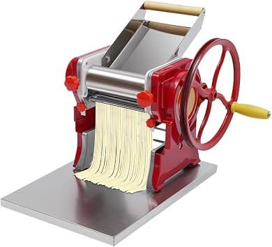Commercial Hand-cranked Noodle Machine Dumpling Skin Roller Pasta Press Maker