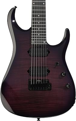 Sterling By Music Man JP157 John Petrucci Signature 7-string Electric Guitar - Purple Nebula, Ebony Fingerboard