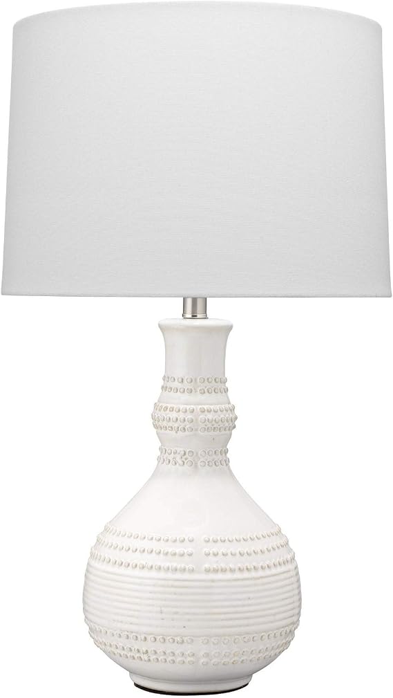 Unknown1 Droplet Table Lamp White Transitional Brass