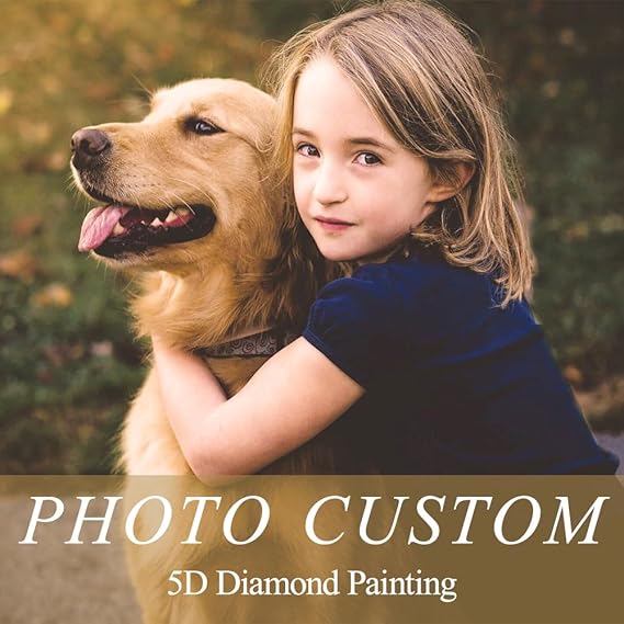ADANAY Custom Diamond Art Painting from Photo, Diamond Art Kits for Adults