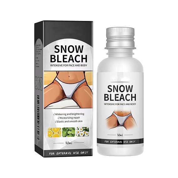 Snow Bleach Cream for Private Part, Intimate Areas-Underarm, Neck, Armpit, Knees, Elbows, Dark Spot Remover Cream