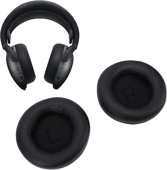Earpads Replacement for ALIENWARE AW720H AW520H Headphones, Soft Protein Leather Ear Cushions with High Density Sponge, Enhanced Noise Isolation Headset Repair Parts