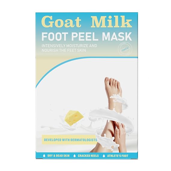 Foot Mask 3 Pairs: Dermatologically Dry Dead Skin for Baby Soft Feet Foot Mask for Dry Cracked Feet Athletes Foot Treatment