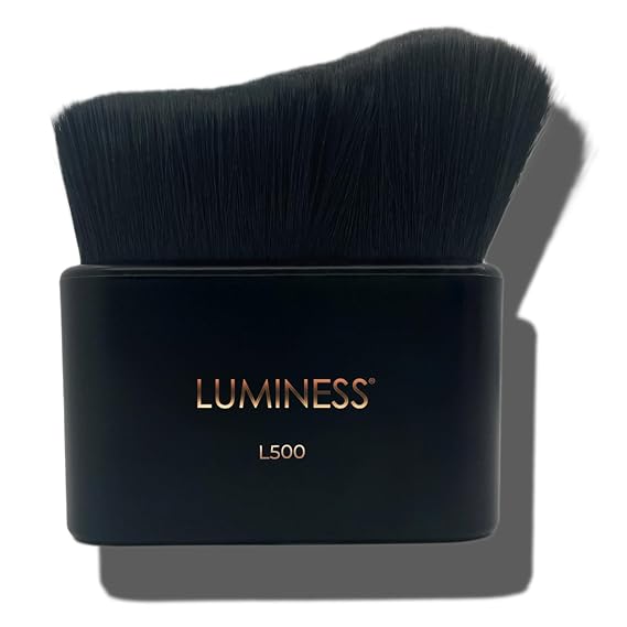 LUMINESS Large Body Makeup Brush - Perfect Body Brush for Tattoo Cover-Up & Self Tanning - Professional Kabuki Brush for Face, Neck, Body & Legs - Achieve Flawless, Streak-Free Coverage