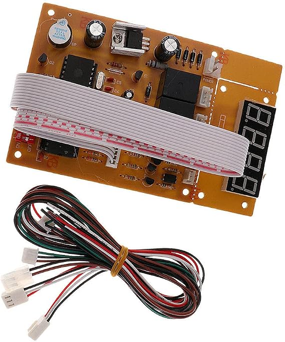 1PCS Replacement Coin Slot USB Timer Time Control Board with Separate LCD Display for Arcade Mech