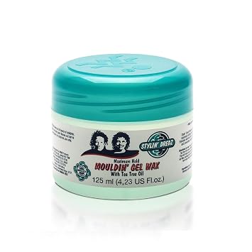 Stylin Dredz Mouldin Gel Wax with Tea Tree Oil - Twist n Lock - Maximum hold 500 ml, Single