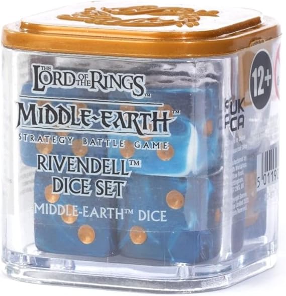 Games Workshop - Middle Earth SBG: The Hobbit/The Lord Of The Rings - Rivendell Dice Set