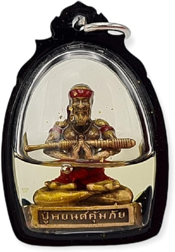 Magic Powerful Thai Amulet Pendant Talisman Hoon Payon Mahaprab Taksila Protection Charm