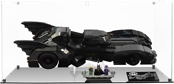 Display Case compatible with Lego 76139 1989 Batmobile - (Clear Back Panel)