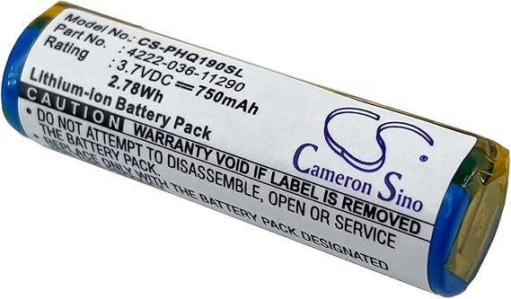 Replacement Battery for Philips Norelco 3611290 3606410 422203612390 1050CC 1050X 1059X 1280X 1280XCC 1250X 1250XCC 1260X 1290X 3.7V Li-Ion Shaver Battery 750mAh