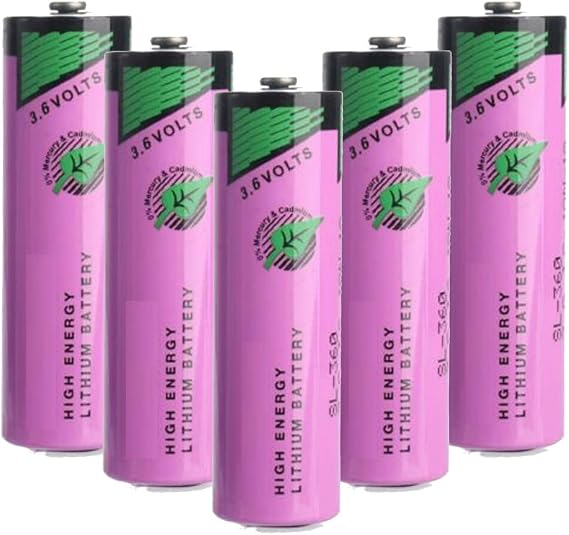 (5-Pack TL-5903 3.6V 2400mah AA PLC Lithium Battery for 6ES7971-0BA00 SL-360 TL-5903