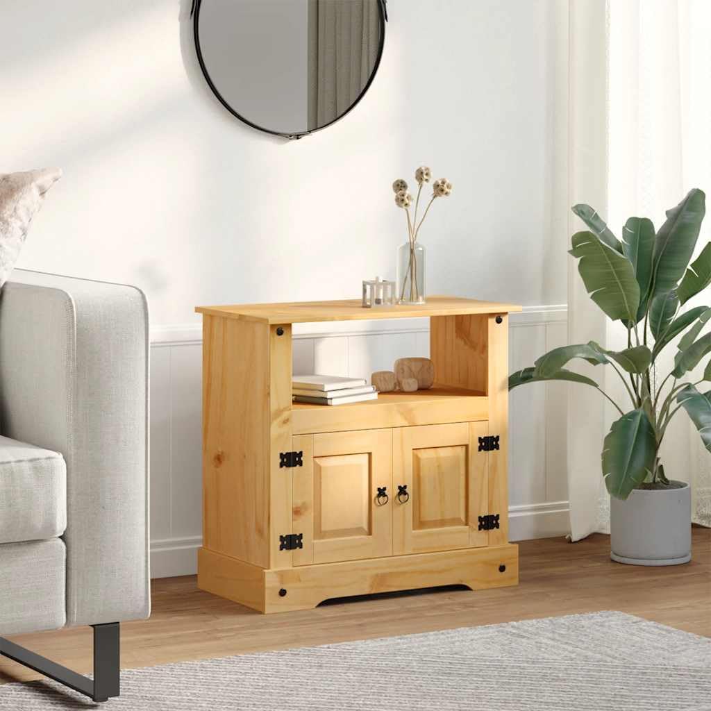 Living Room tv Stand,fire Place tv Stands for Living Room,TV Stand Mexican Pine Corona Range 31.5x16.9x30.7Suitable for Living Room, Bedroom, Office