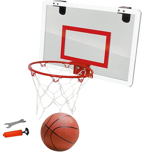 Hemoton 1pc Mini Door Hanging Basketball Board Suspension Backboard for Indoor Fun Easy Assembly for Use
