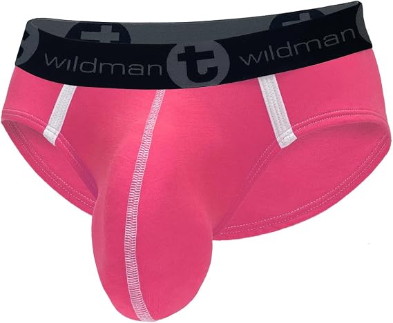 Wildmant Modal Big Boy Pouch Brief Pink