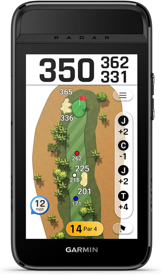 Garmin Approach® G82, Portable Golf Launch Monitor, Premium GPS Handheld, Large Color Touchscreen