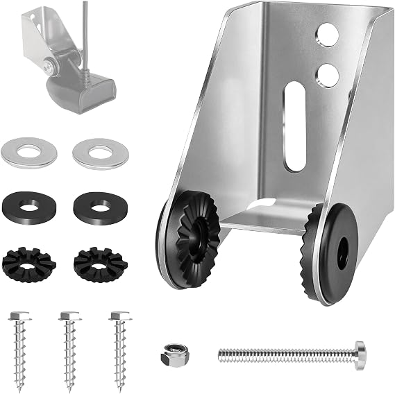 XNT Transducer Mount 740162-1 MHX MXNT Metal Transducer Mounting Bracket for Helix 7 Transducer Mount and Si G2N Transom Mounting Hardware