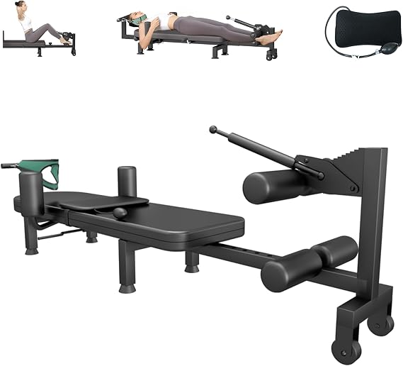 Alternative Inversion Traction Table, Back Stretcher Traction Table for Spine Stretching, Full Body Traction Machine Bed for Home