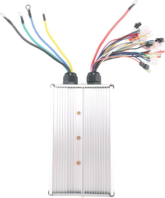48V 60V 72V 84V 3000W Intelligent Brushless Controller E-Bike Brushless Motor Controller for Electric Bicycle Scooter, silver