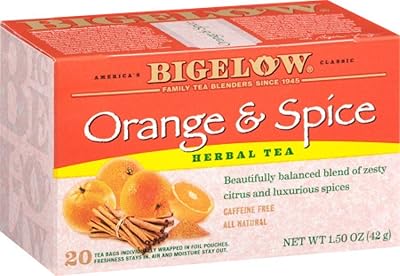 Bigelow Tea Orange and Spice Tea, 20 ct Pack of 2