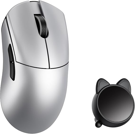 MK x WLMOUSE Huan Magnesium Alloy Wireless 8K Mouse (Silver)