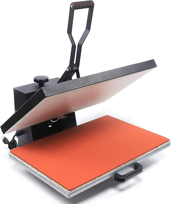 16 x 24 Heat Press Machine, Digital T-Shirt Clamshell Sublimation Transfer LCD Display 2800W 0~300C Temperature Automatic tat for DIY T-Shirt, Clothes, Pillows, Mugs Printing
