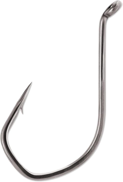 VMC TechSet Live Bait Hook, Inline Single Hook, High Carbon Steel Replacement Hook for Hard Baits and Saltwater Fishing