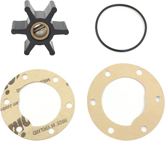 Boat Raw Water Pump Flexible Impeller Kit Replaces for Jab-sco 4528-0001 for Vol-vo Penta 803729 3586494 for John-son 09-806B for Yan-mar 104211-42070