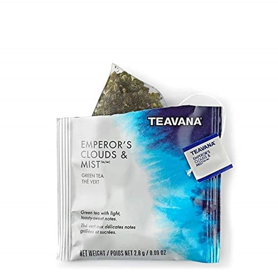 Starbucks Teavana Tea Sachets (Emperors Clouds and Mist Green, Pack of 24 Sachets)