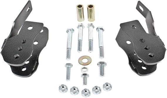 BMR Suspension CAB005H - Control Arm Relocation Brackets, Bolt-on | 2005-2014 Ford Mustang