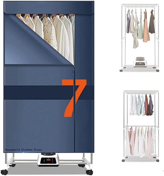 Clothes Drying Rack,Electric Heated Clothes Dryer Airer,Heated Drying Rack with Timer,1100W Power,can be timed for 180 minutesHeated,Free-Standing Large Drying Rack, for Clothing, Socks