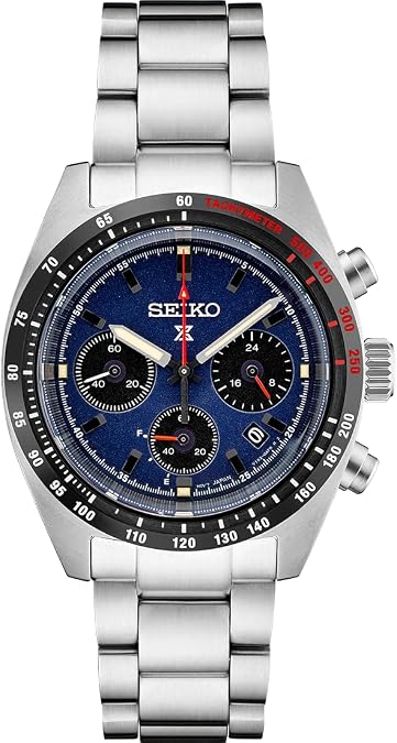SEIKO Prospex Speedtimer Solar Chronograph Blue Dial Men's Watch SSC815